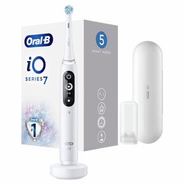 Oral-B iO Series 7 White Alabaster Elektrický Zubní Kartáček S Magnetickou Technologií iO