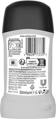 Rexona Men Invisible Black&White Tuhý deodorant 50 ml