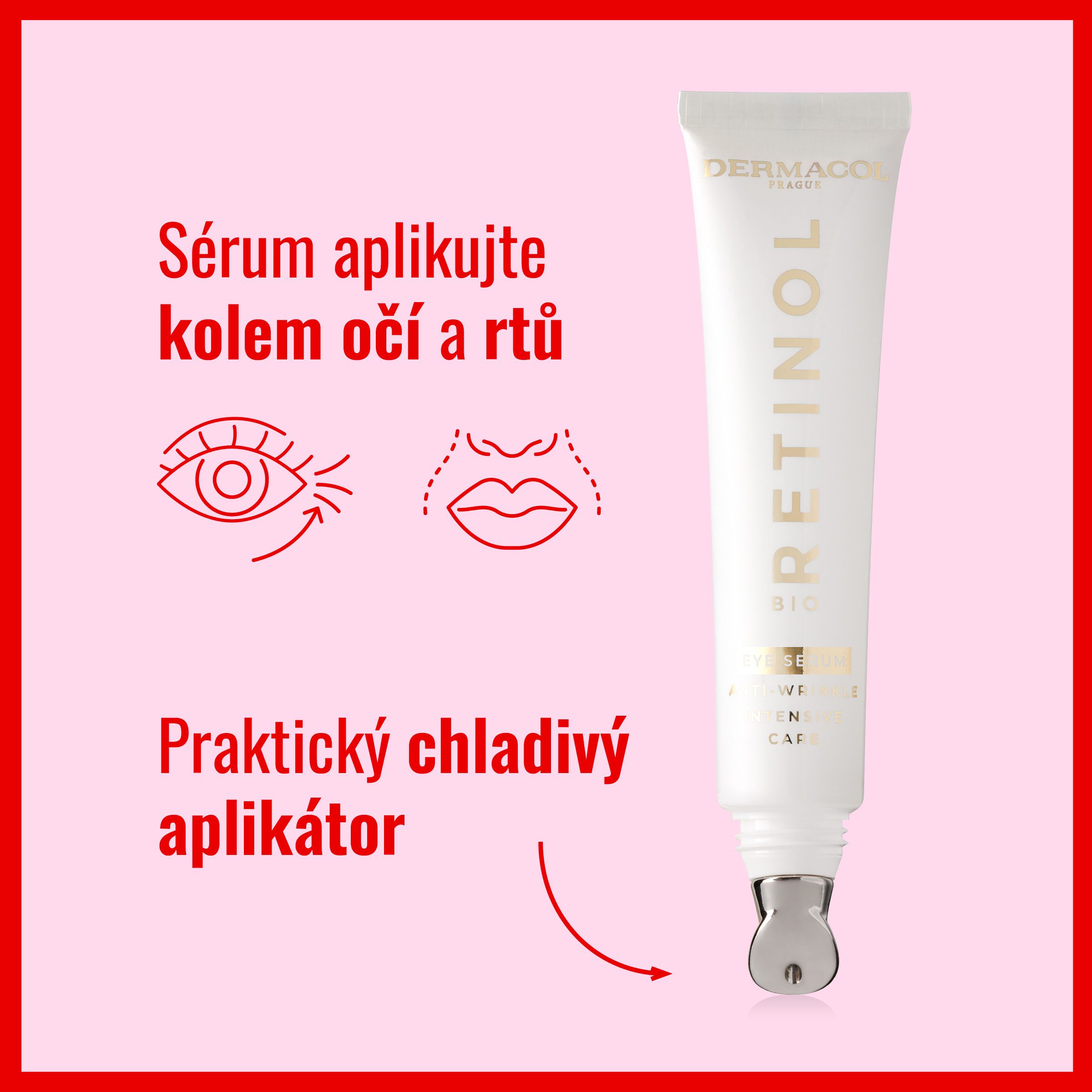 Dermacol Bio Retinol intenzivní oční sérum 15 ml