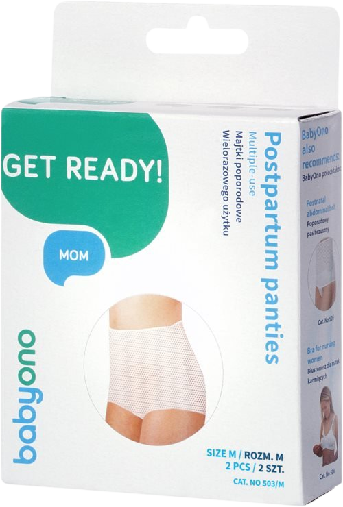 BabyOno Get Ready Kalhotky pro opakované použití vel.M 2 ks