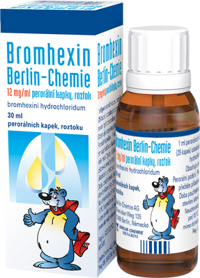 Bromhexin 12 mg, roztok 30 ml