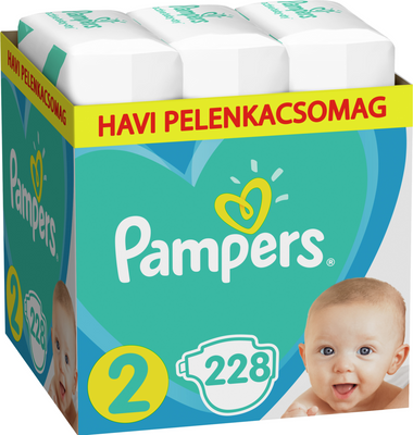 Pampers Active Baby nadrágpelenka 2, 4kg - 8kg, 228 db