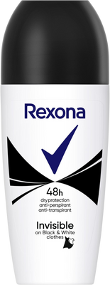 Rexona Invisible Black + White Roll-on 50 ml