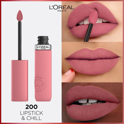 L'Oréal Paris Infaillible Matte Resistance 200 Lipstick&Chill rtěnka, 5 ml