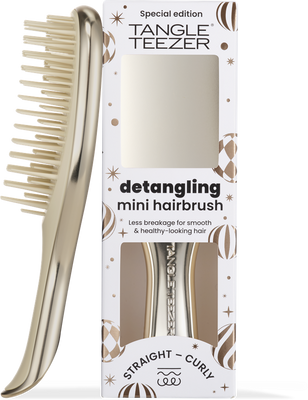 Tangle Teezer Ultimate Detangler Mini Chrome Champagne Gold limitovaná edice kartáč na vlasy 1 ks