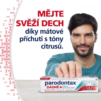 Parodontax pro dásně, dech a citlivé zuby 2 x 75 ml