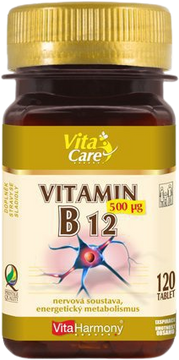 VitaHarmony Vitamin B12 okamžitý účinek 120 tablet