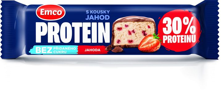Emco Proteinová tyčinka jahodová 50 g
