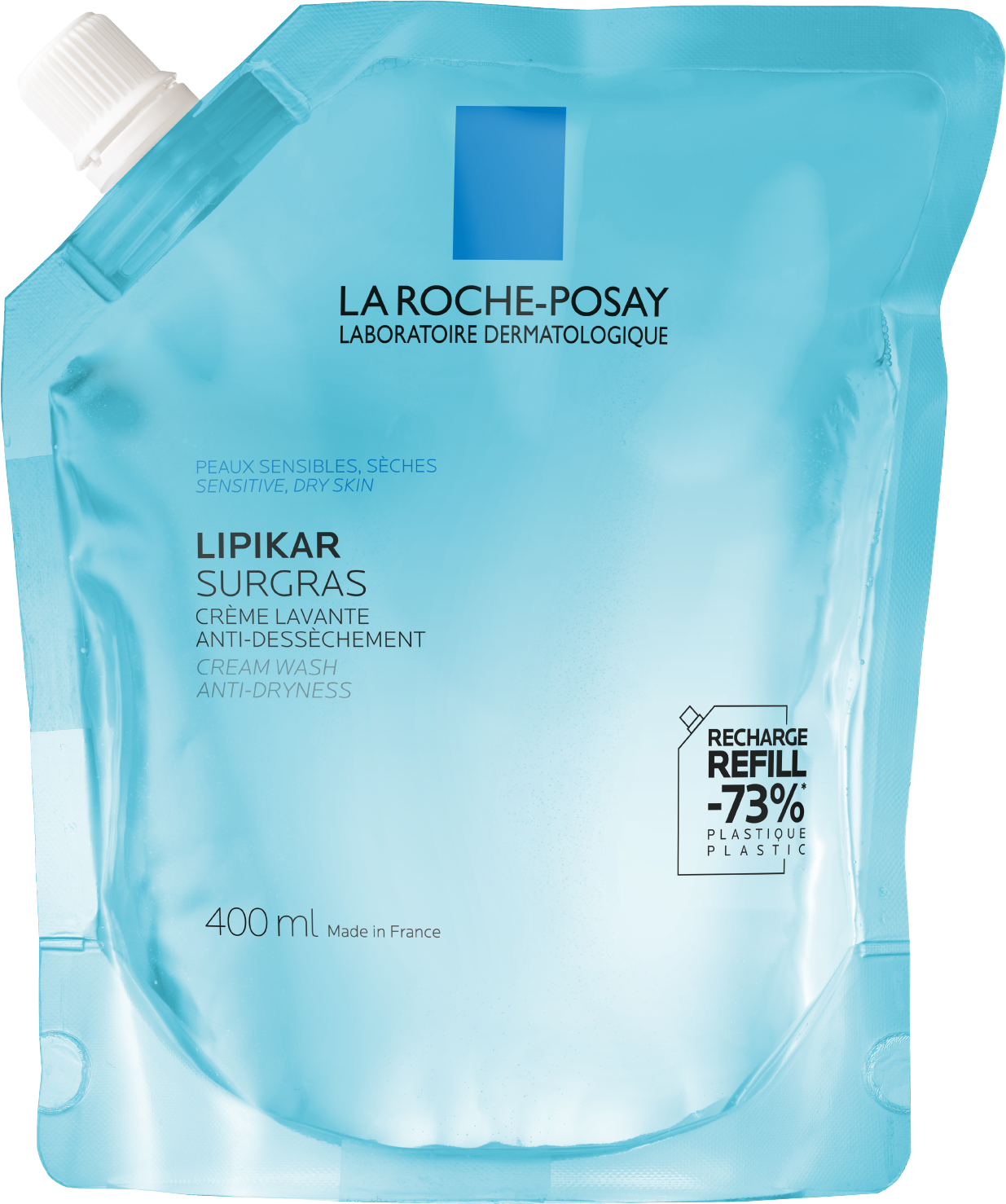 La Roche-Posay LIPIKAR Surgras zvláčňující mycí gel 400 ml