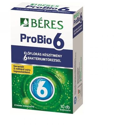 Béres Pharmaceuticals Probio 6 kapszula 10 db