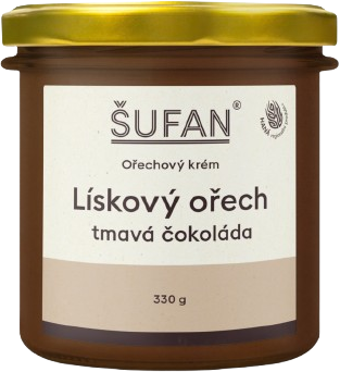 Šufan Lískový ořech s tmavou čokoládou 330 g