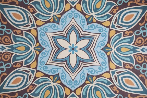 Sharp Shape Kruhová podložka na jógu Mandala