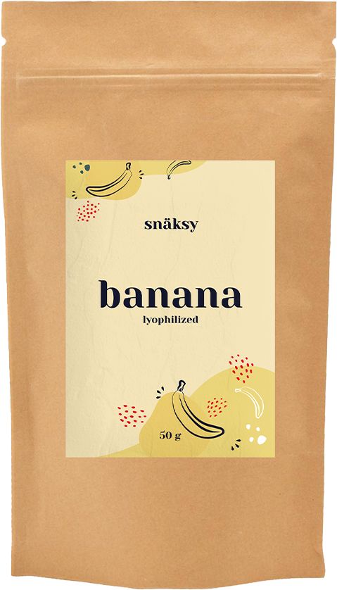 Snӓksy liofilizált banán 50 g