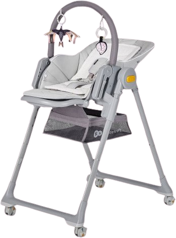 Kinderkraft Select Židlička jídelní Lastree Grey, Premium