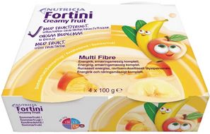 Fortini Creamy fruit multi fibre letní ovoce 4 x 100 g