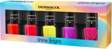 Dermacol Sada neonových laků na nehty 2026 5 x 5 ml