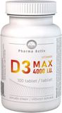Pharma Activ Vitamin D3 MAX 4000 I.U. 100 tablet 100 ks