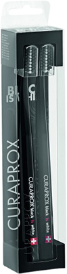 Curaprox Black is White Zubní kartáček 2 ks
