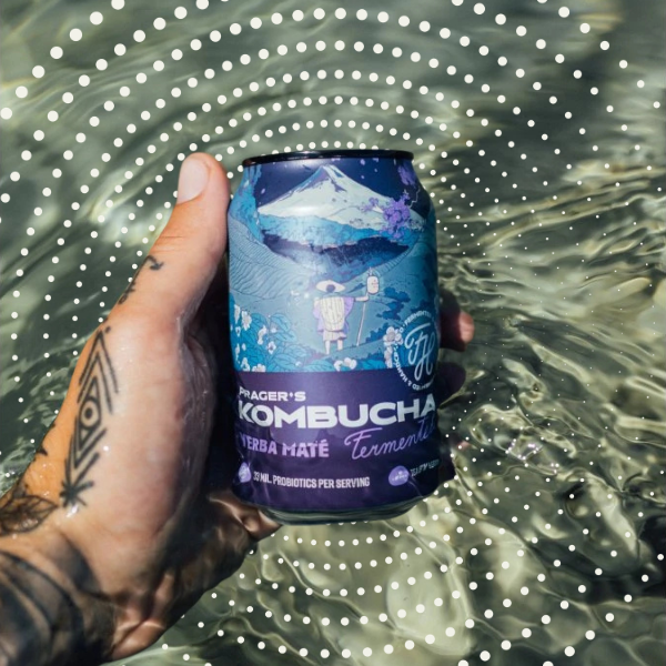 Prager's Kombucha Yerba Maté 330 ml