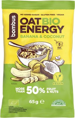 Bombus Oat Bio Energy Banán & Kokos 65 g