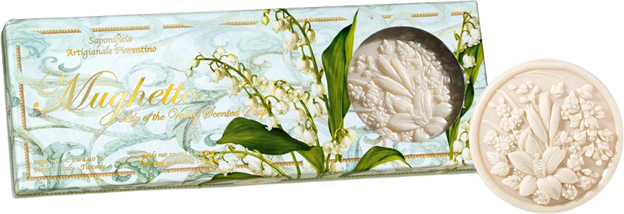 SAF Fiorentino Tuhé mýdlo, Konvalinka 3 x 125 g