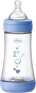 Chicco Lahev kojenecká Perfect5 silikon, modrá 240 ml