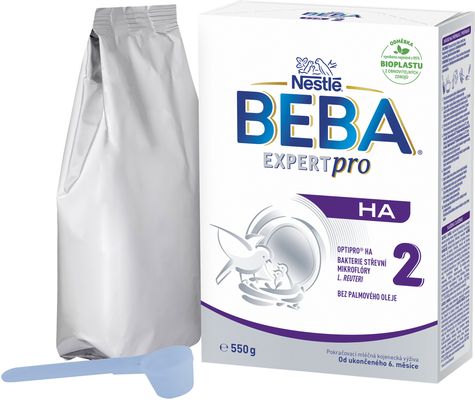 Nestlé Beba Expert pro HA 2, pokračovací mléčná kojenecká výživa 550 g