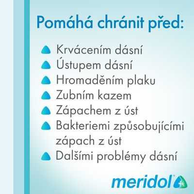 Meridol® ochrana dásní a jemné bělení zubní pasta 75 ml