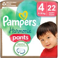 Pampers Pants Harmonie vel.4 Plenkové Kalhotky 22 ks
