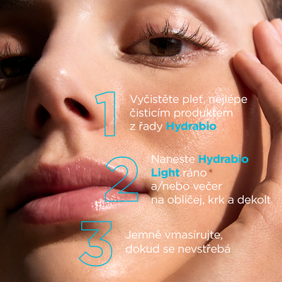 Bioderma Hydrabio Light hydratační krém s lehkou texturou 40 ml