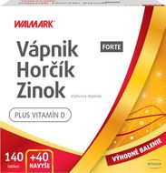 Walmark Vápník Horčík Zinek forte 180 tablet