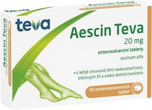 Aescin Teva 20 mg 30 tablet