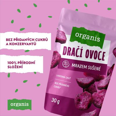 Organis Mrazem sušené dračí ovoce 30 g