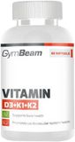 GymBeam Vitamin D3+K1+K2 60 kapslí