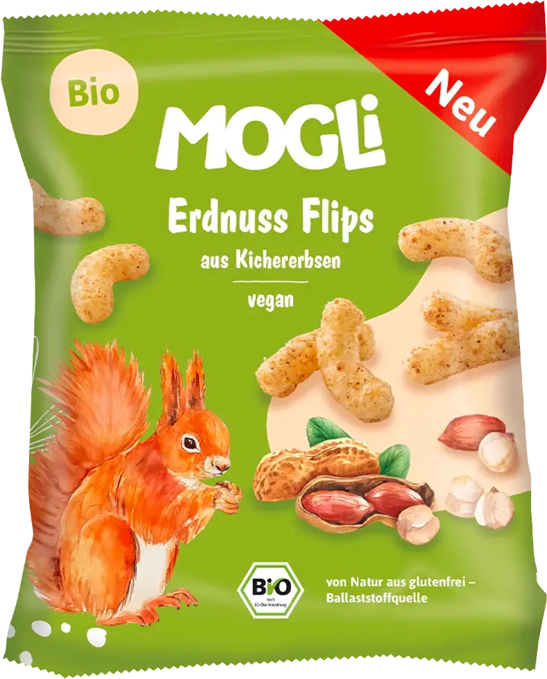 MOGLi BIO arašídové křupky 30 g