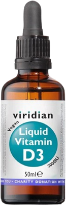 Viridian Liquid Vitamin D3 50 ml
