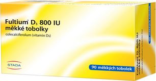 Fultium D3 800 IU 90 měkkých tobolek
