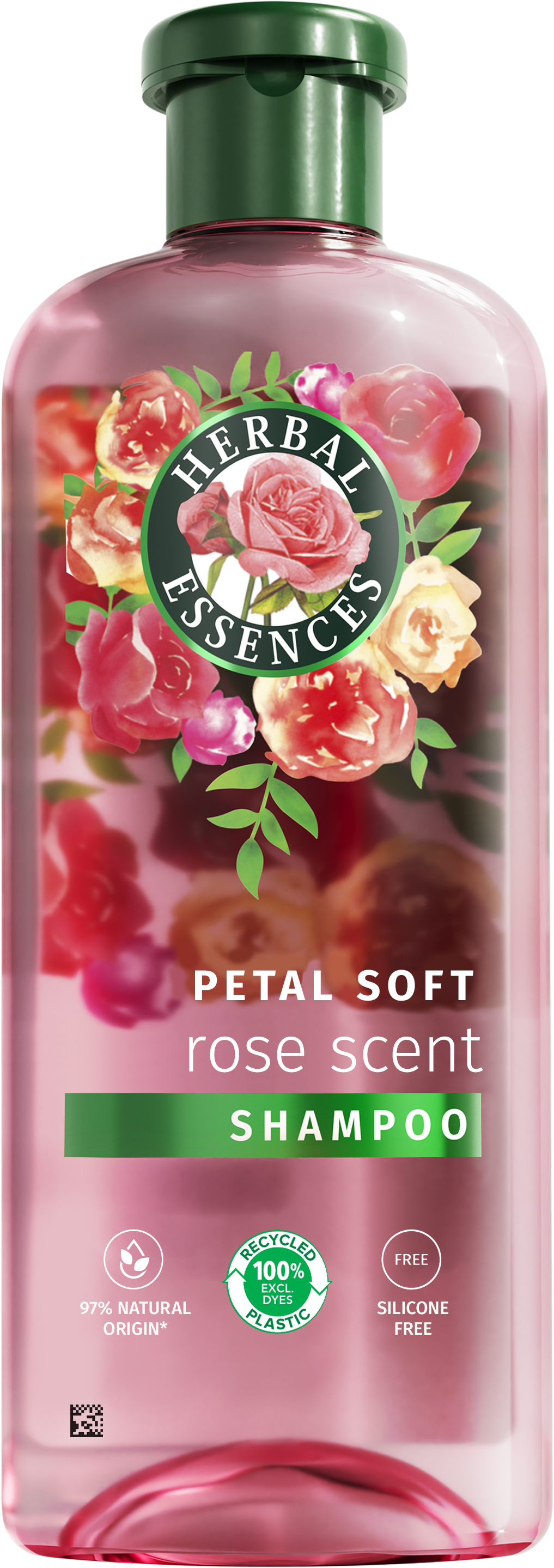 Herbal Essences Rose Scent Petal Soft, Šampón pro výživu suchých vlasů 350 ml