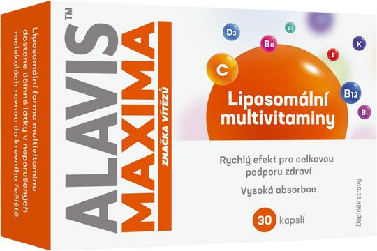 Alavis Maxima Lipozomální multivitamín 30 kapslí