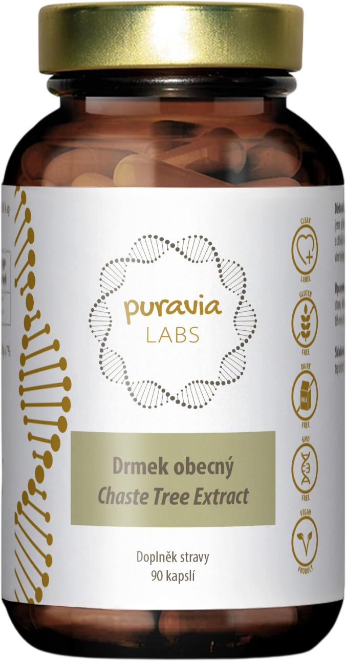 Puravia LABS Drmek obecný – hormonální komfort 90 kapslí