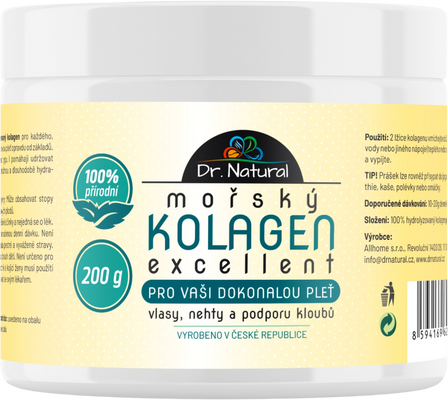Dr.Natural Mořský Kolagen Excellent 100% 200 g