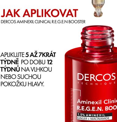 Vichy DERCOS Aminexil Clinical R.E.G.E.N. Booster sérum proti vypadávání vlasů 90 ml