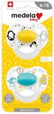 Medela Unisex dudlík 6-18m 2 ks
