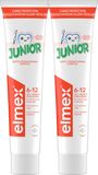 Elmex Junior zubní pasta pro děti ve věku 6-12 let duopack 2 x 75 ml