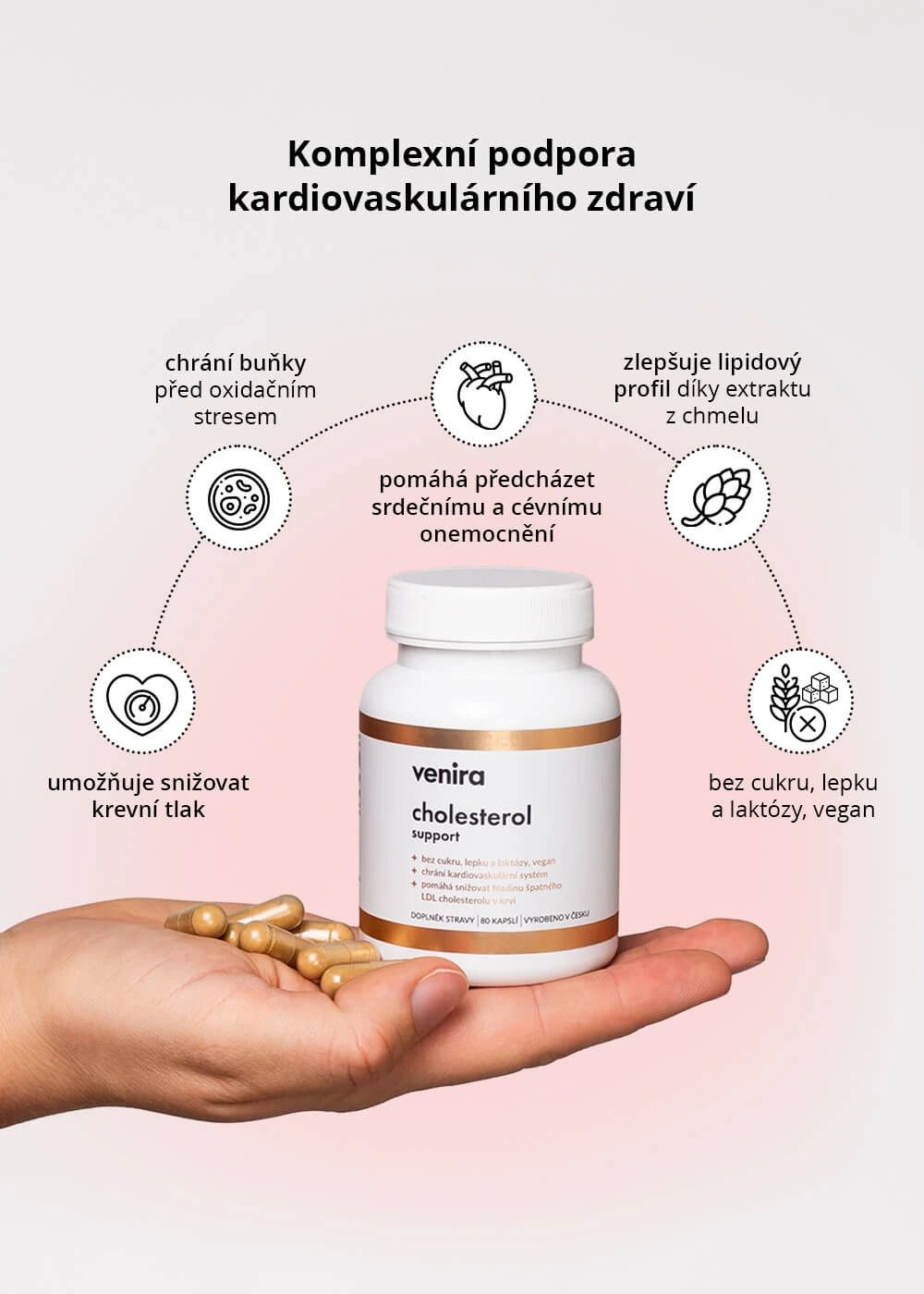 Venira Cholesterol Support 80 ks