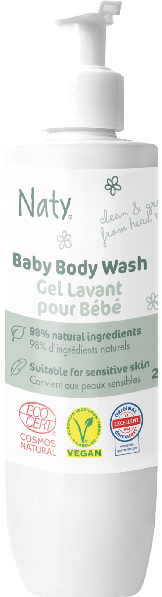 Eco by Naty Dětské ECO tělové mýdlo 200 ml