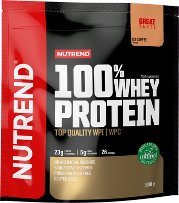 Nutrend 100% Whey Protein Ice Coffee 800 g