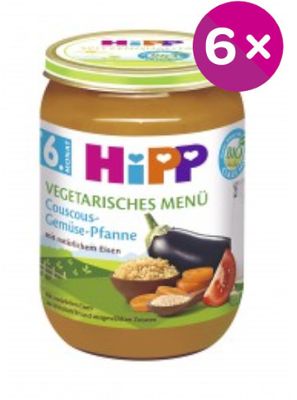 HiPP BABY BIO Kuskus se zeleninou 6 x 190 g