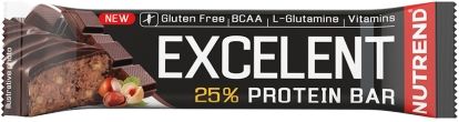 Nutrend Excelent protein bar čokoláda s oříšky 85 g