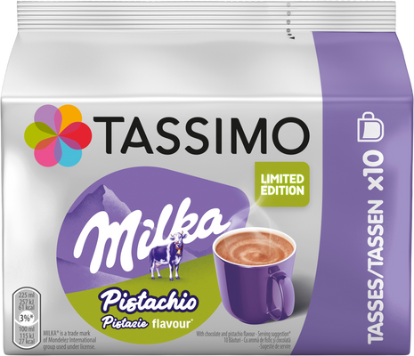 Tassimo Kapsle Milka Pistachio 10 kapslí